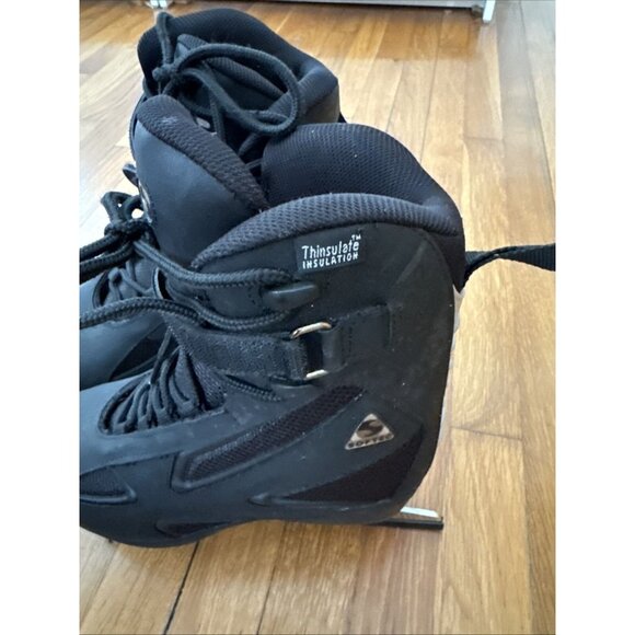 Jackson Ultima Softec Elite Black Men's Ice Skates with Mark II Blades Size 5 - Picture 4 of 14